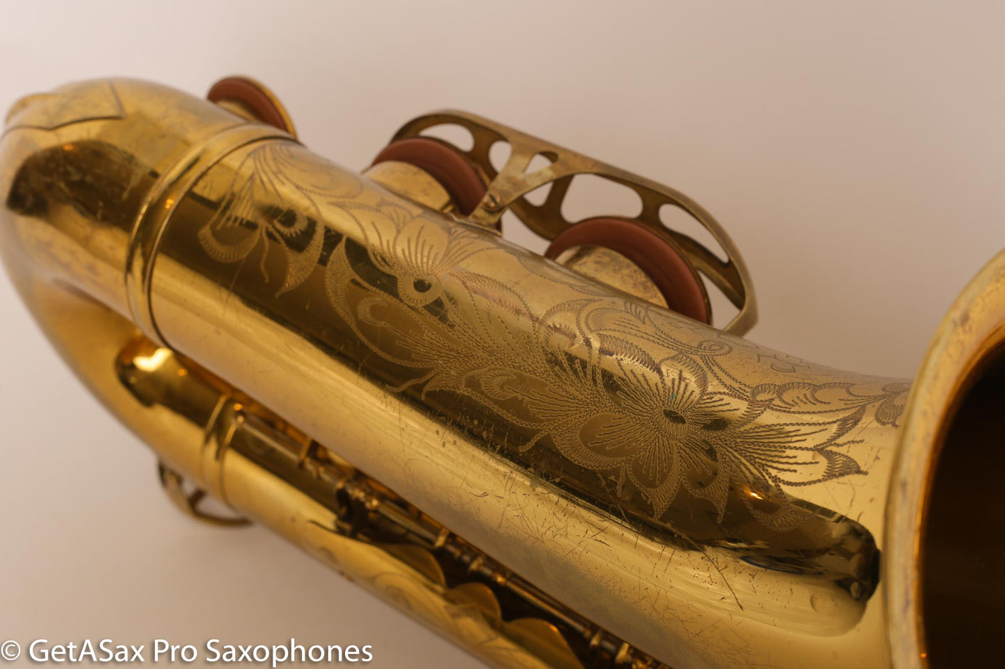 King Super 20 Tenor Full Pearls Very Good Condition Good Pads 308996