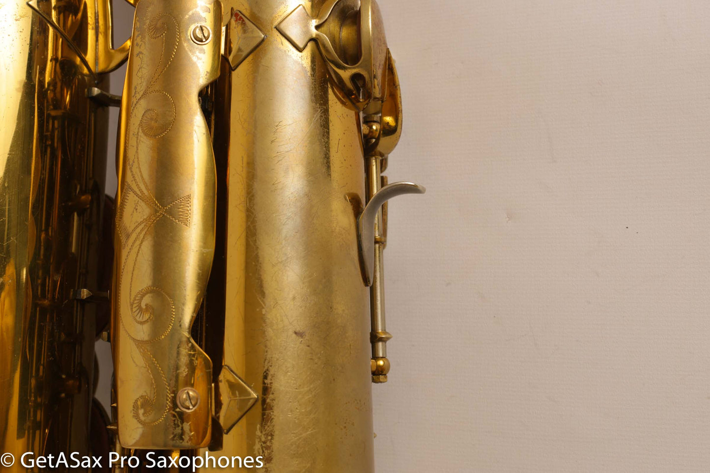 King Super 20 Tenor Full Pearls Very Good Condition Good Pads 308996