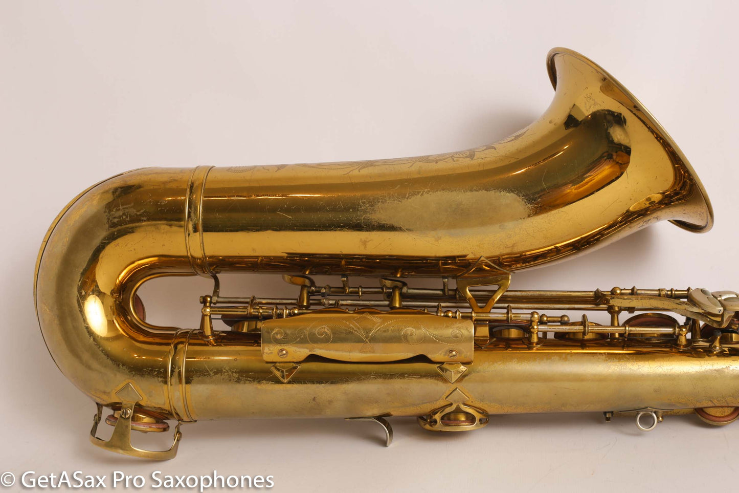 King Super 20 Tenor Full Pearls Very Good Condition Good Pads 308996