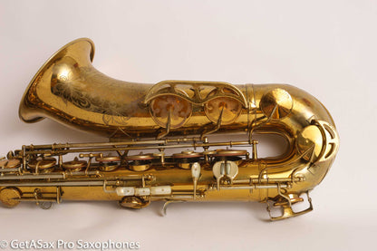 King Super 20 Tenor Full Pearls Very Good Condition Good Pads 308996