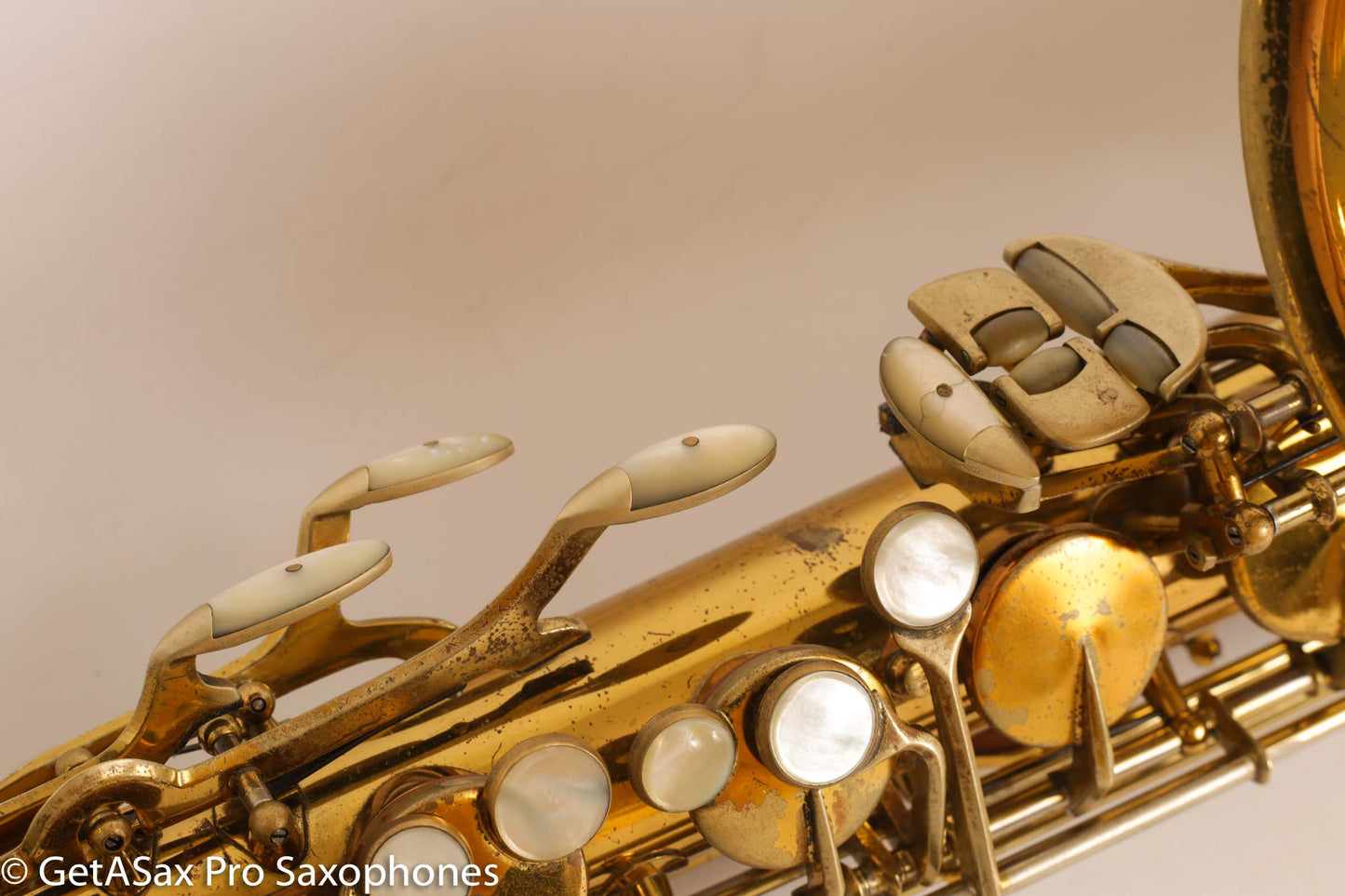 King Super 20 Tenor Full Pearls Very Good Condition Good Pads 308996
