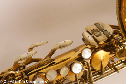 King Super 20 Tenor Full Pearls Very Good Condition Good Pads 308996