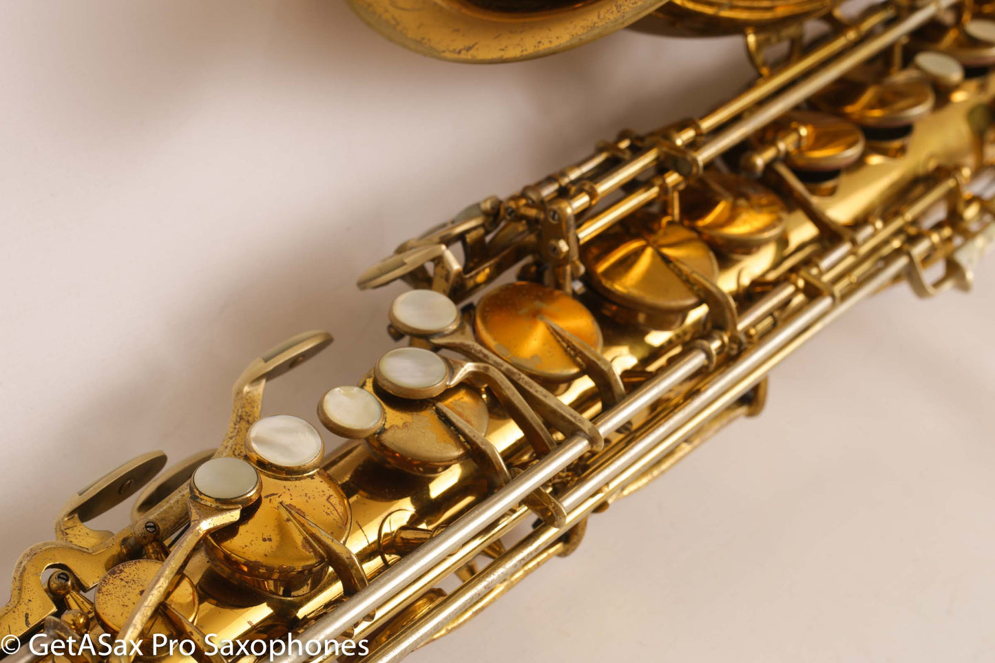 King Super 20 Tenor Full Pearls Very Good Condition Good Pads 308996