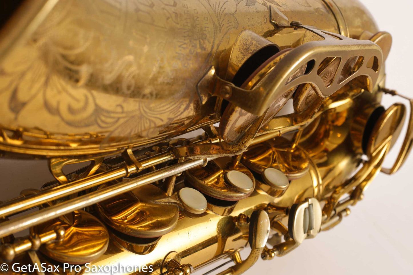King Super 20 Tenor Full Pearls Very Good Condition Good Pads 308996