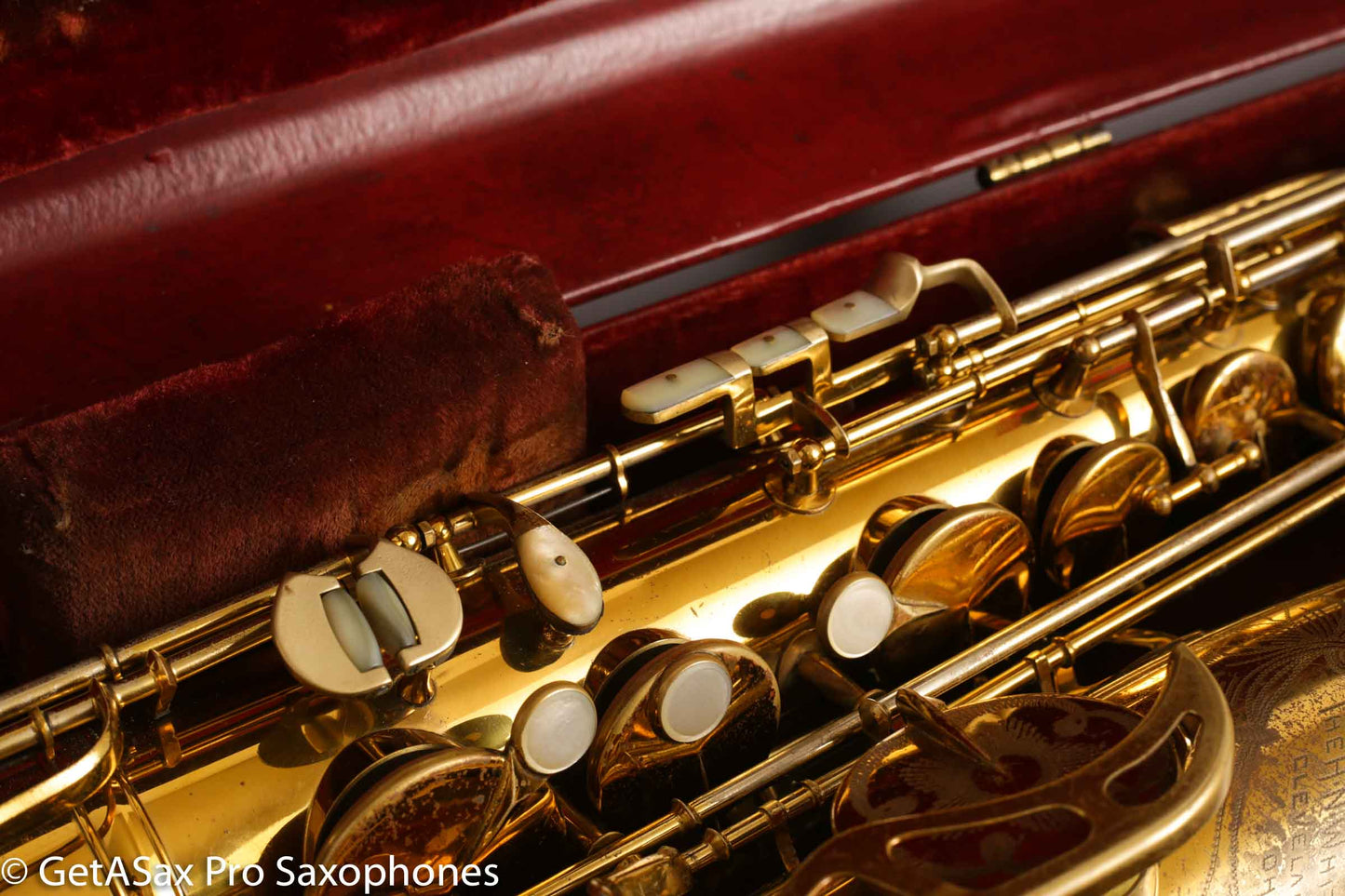 King Super 20 Tenor Full Pearls Very Good Condition Good Pads 308996