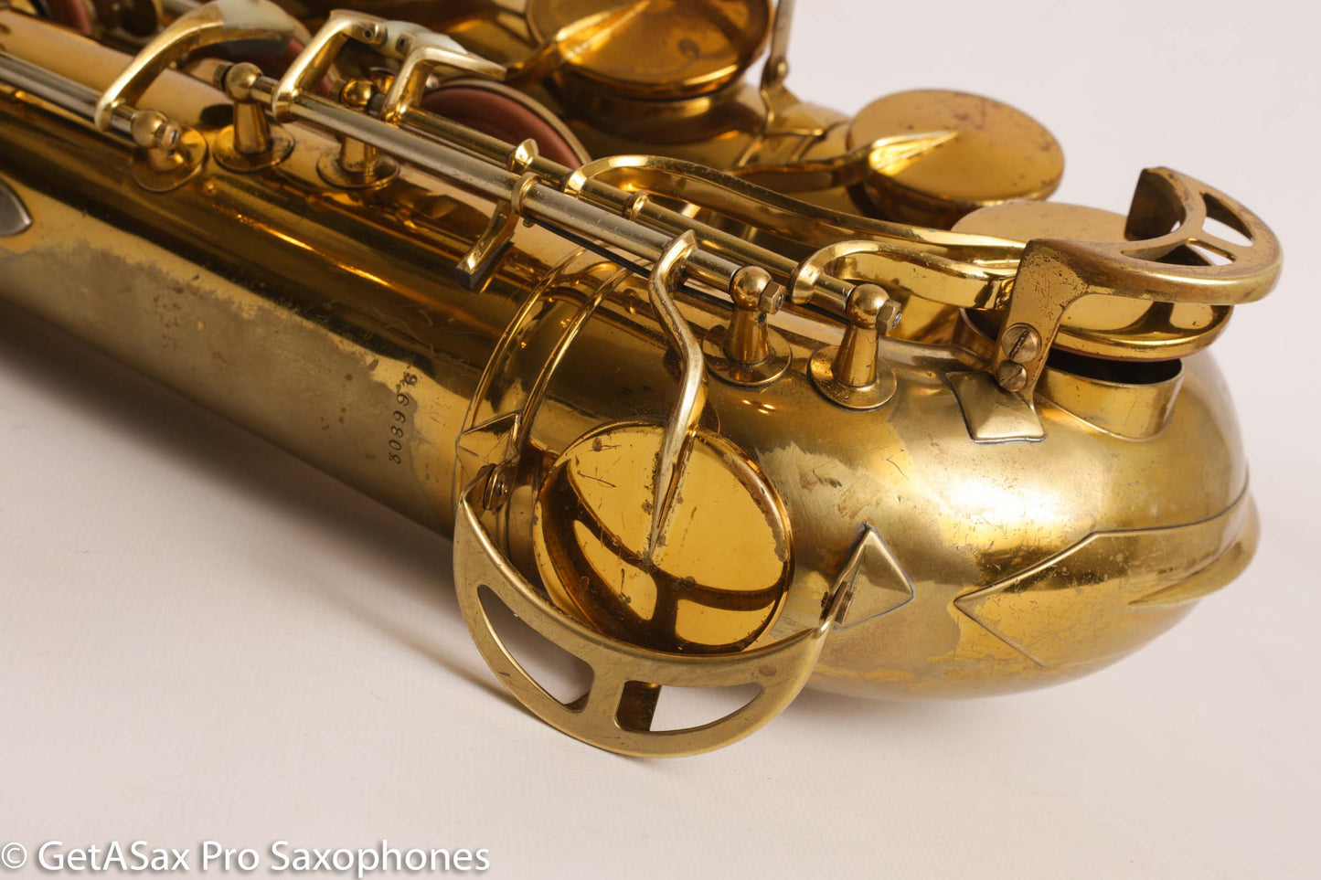 King Super 20 Tenor Full Pearls Very Good Condition Good Pads 308996