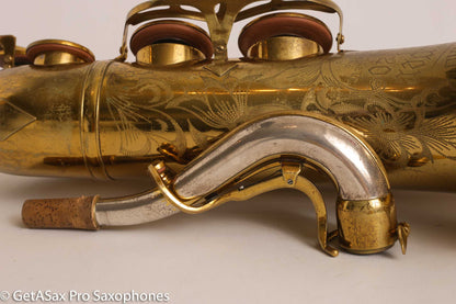 King Super 20 Tenor Full Pearls Very Good Condition Good Pads 308996