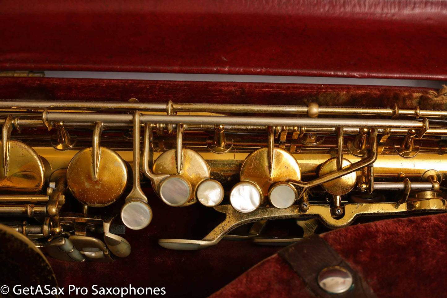 King Super 20 Tenor Full Pearls Very Good Condition Good Pads 308996