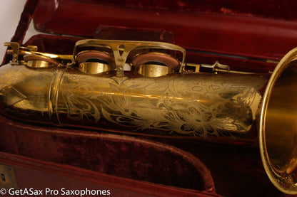 King Super 20 Tenor Full Pearls Very Good Condition Good Pads 308996