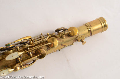 King Super 20 Tenor 298061 Series 1a Full Pearls Original Lacquer (mostly gone) Recent Overhaul