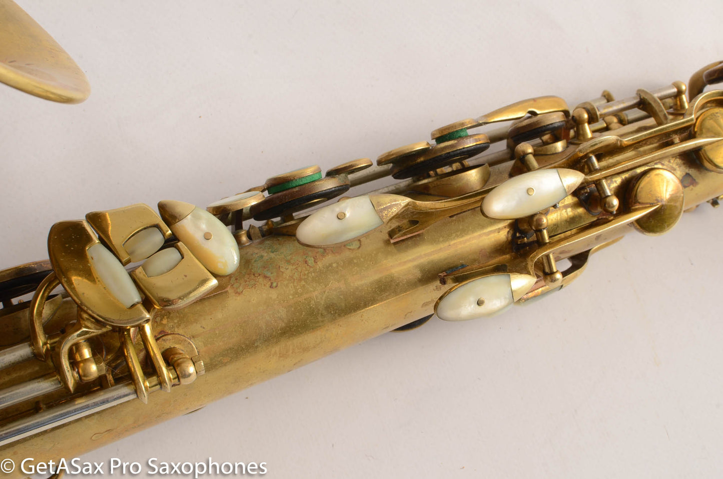 King Super 20 Tenor 298061 Series 1a Full Pearls Original Lacquer (mostly gone) Recent Overhaul