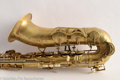 King Super 20 Tenor 298061 Series 1a Full Pearls Original Lacquer (mostly gone) Recent Overhaul