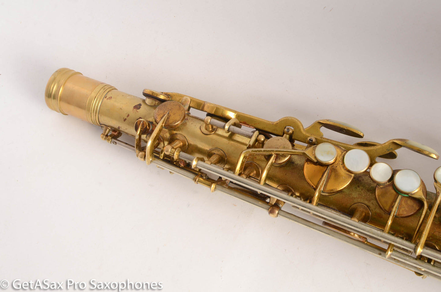 King Super 20 Tenor 298061 Series 1a Full Pearls Original Lacquer (mostly gone) Recent Overhaul