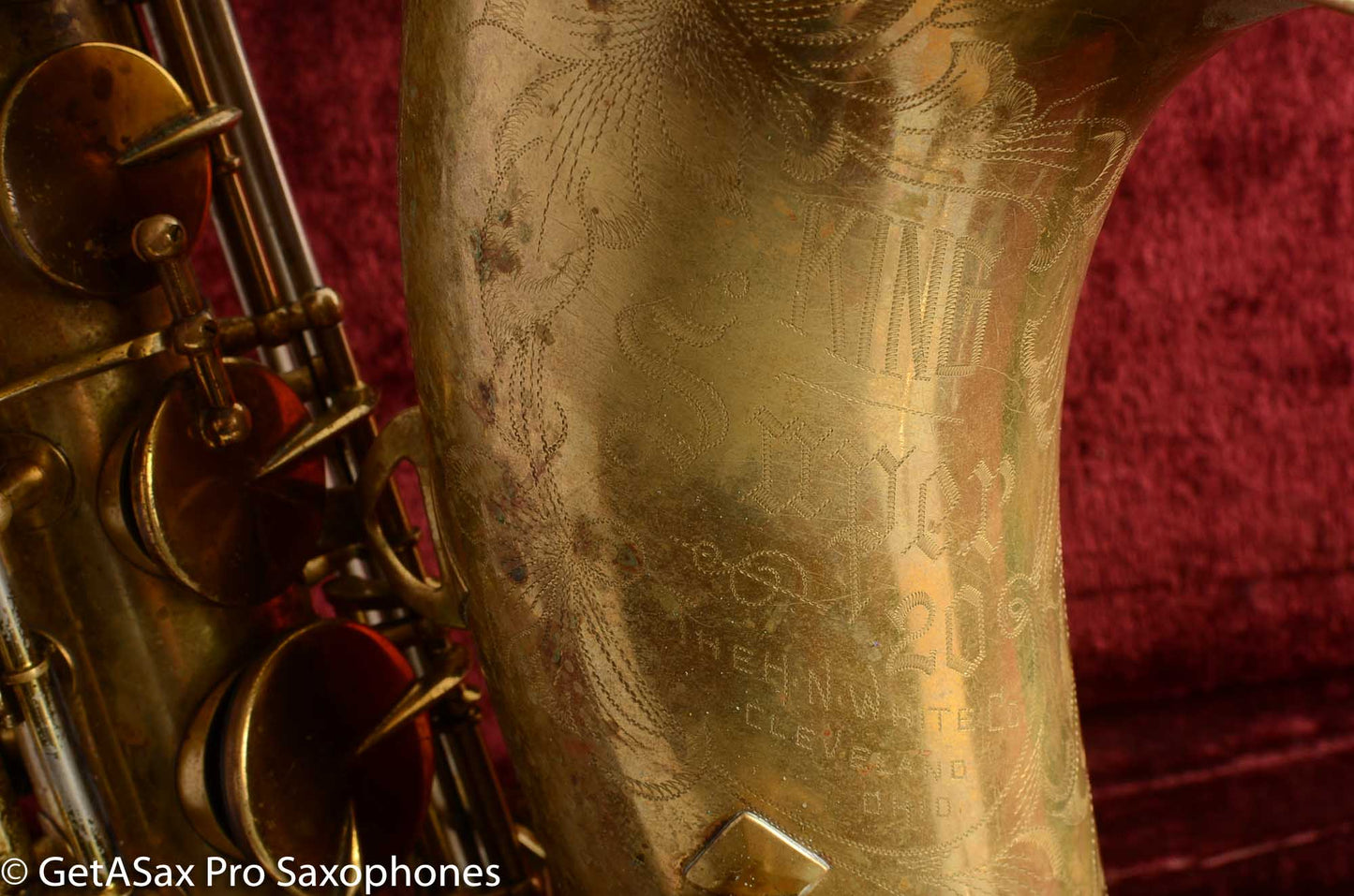 King Super 20 Tenor 298061 Series 1a Full Pearls Original Lacquer (mostly gone) Recent Overhaul