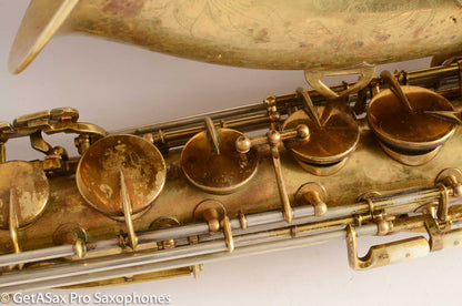 King Super 20 Tenor 298061 Series 1a Full Pearls Original Lacquer (mostly gone) Recent Overhaul