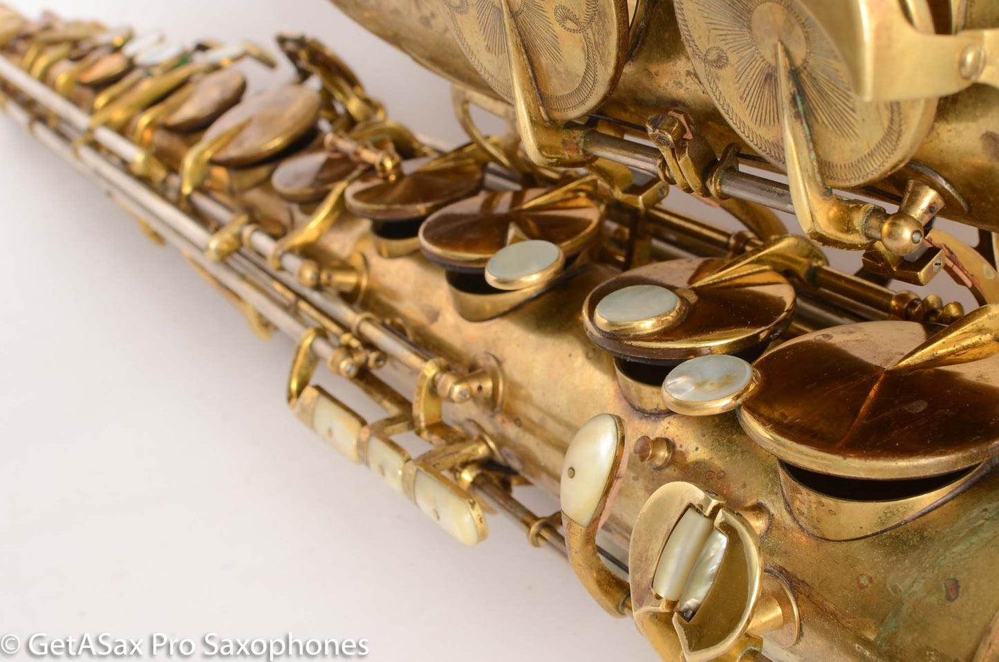 King Super 20 Tenor 298061 Series 1a Full Pearls Original Lacquer (mostly gone) Recent Overhaul
