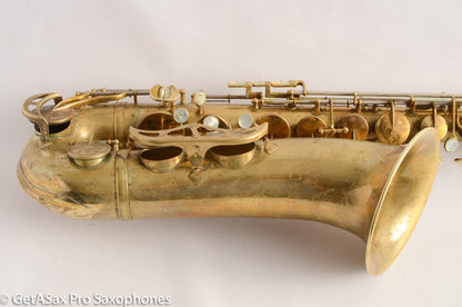 King Super 20 Tenor 298061 Series 1a Full Pearls Original Lacquer (mostly gone) Recent Overhaul