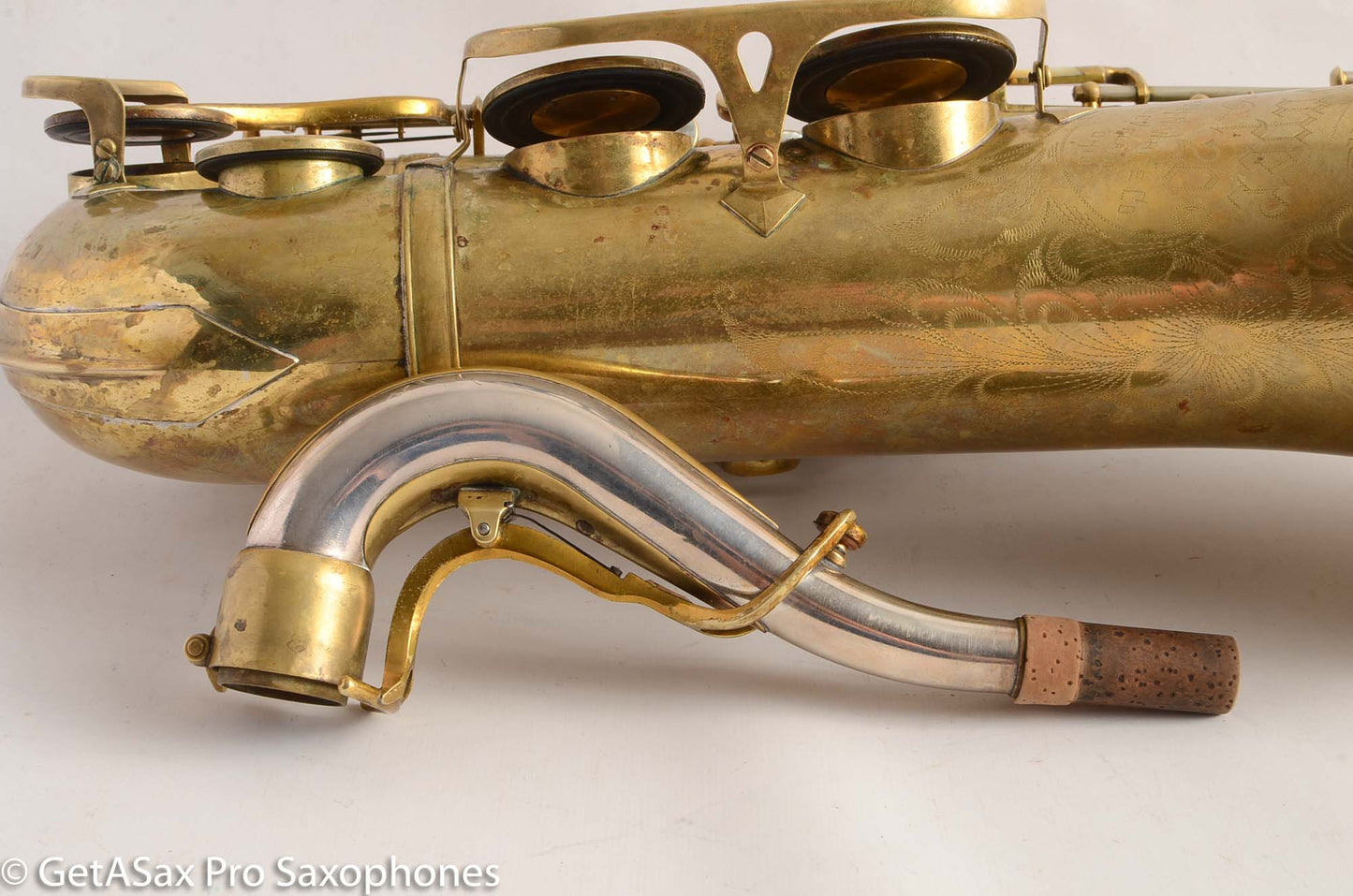 King Super 20 Tenor 298061 Series 1a Full Pearls Original Lacquer (mostly gone) Recent Overhaul