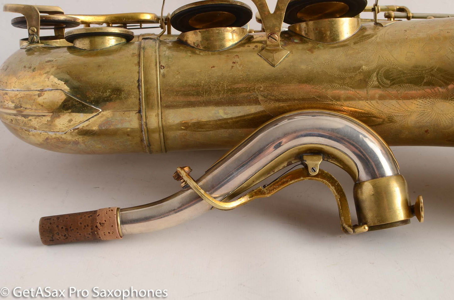 King Super 20 Tenor 298061 Series 1a Full Pearls Original Lacquer (mostly gone) Recent Overhaul