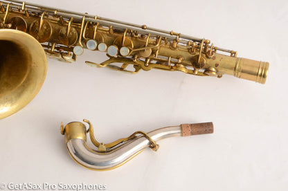 King Super 20 Tenor 298061 Series 1a Full Pearls Original Lacquer (mostly gone) Recent Overhaul