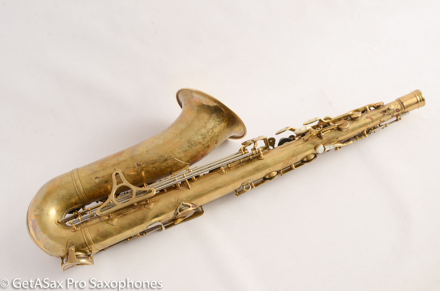 King Super 20 Tenor 298061 Series 1a Full Pearls Original Lacquer (mostly gone) Recent Overhaul