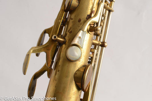 King Super 20 Tenor 298061 Series 1a Full Pearls Original Lacquer (mostly gone) Recent Overhaul
