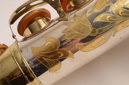 King SilverSonic Tenor Saxophone Exceptionally Fine Player Overhauled 402584