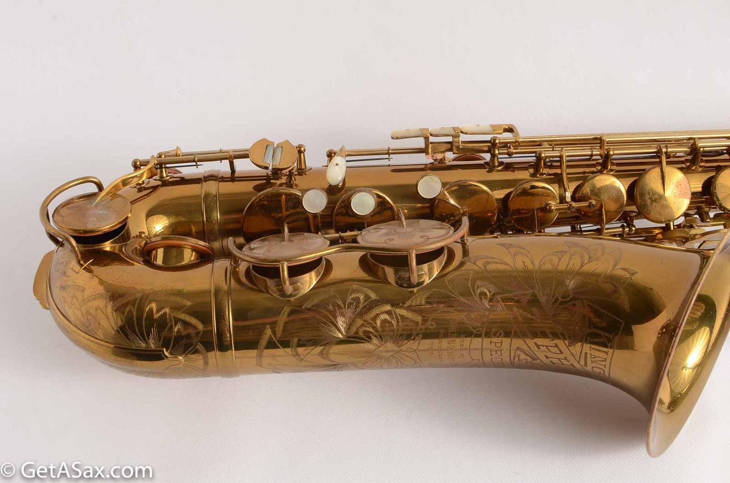 King Zephyr Special Tenor Full Pearls Original Lacquer Stohrer Overhaul!