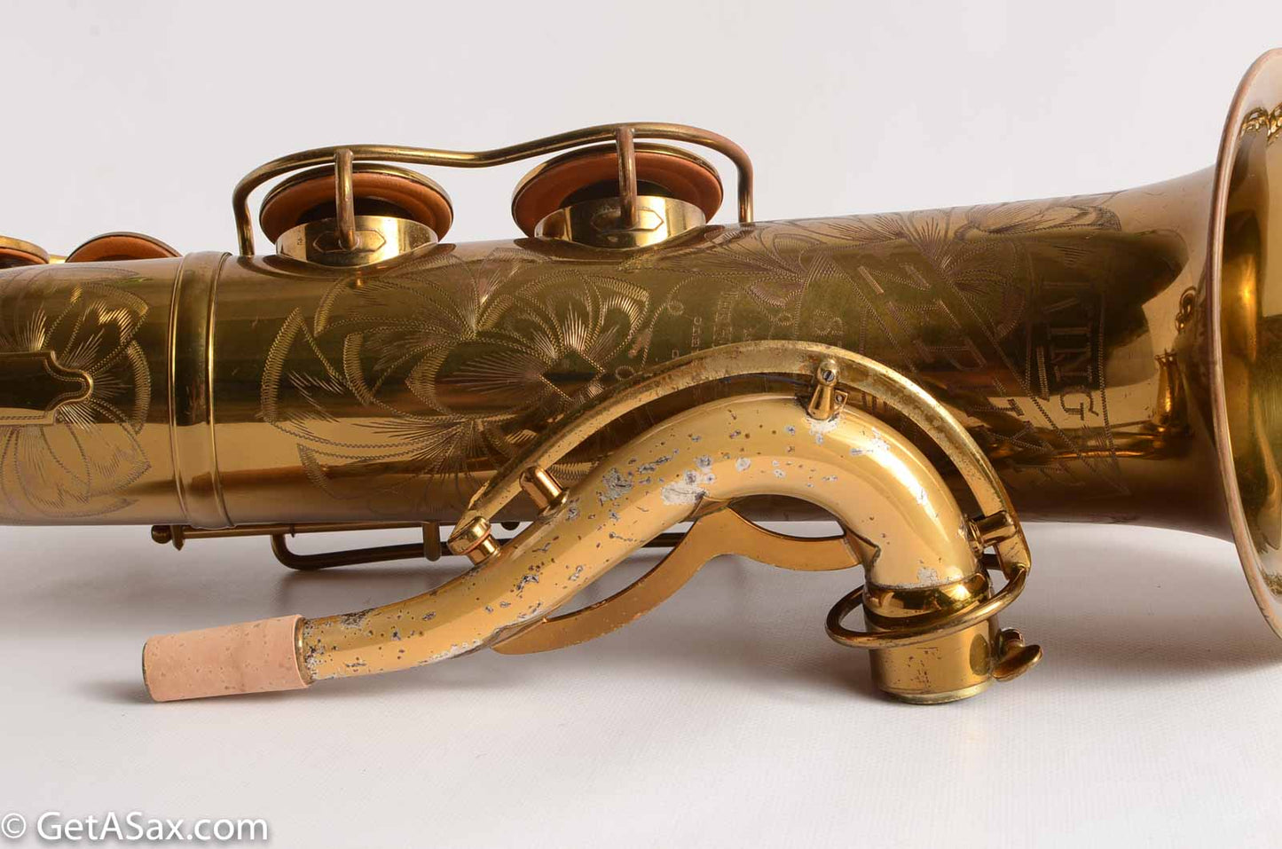 King Zephyr Special Tenor Full Pearls Original Lacquer Stohrer Overhaul!