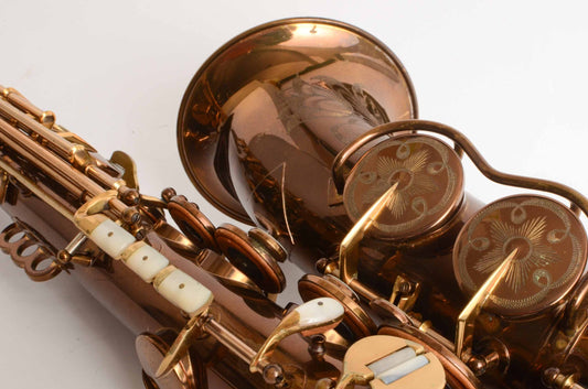 King Zephyr Special Alto Full Pearls Original Dark Lacquer Stunning (Old Pads) 237123