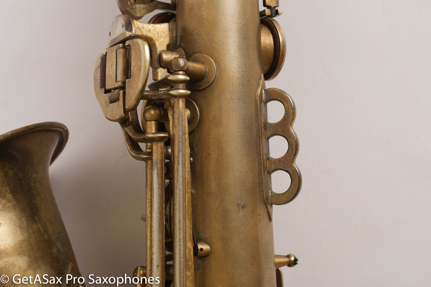 King Zephyr Special Alto Worn Original Gold Plate Rare!