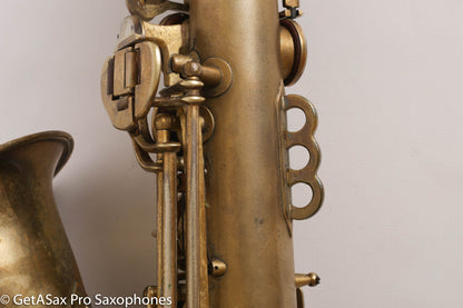King Zephyr Special Alto Worn Original Gold Plate Rare!
