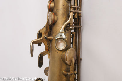 King Zephyr Special Alto Worn Original Gold Plate Rare!