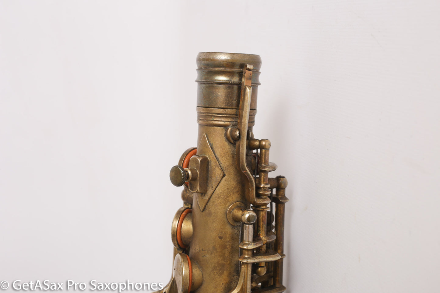 King Zephyr Special Alto Worn Original Gold Plate Rare!