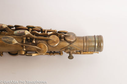 King Zephyr Special Alto Worn Original Gold Plate Rare!