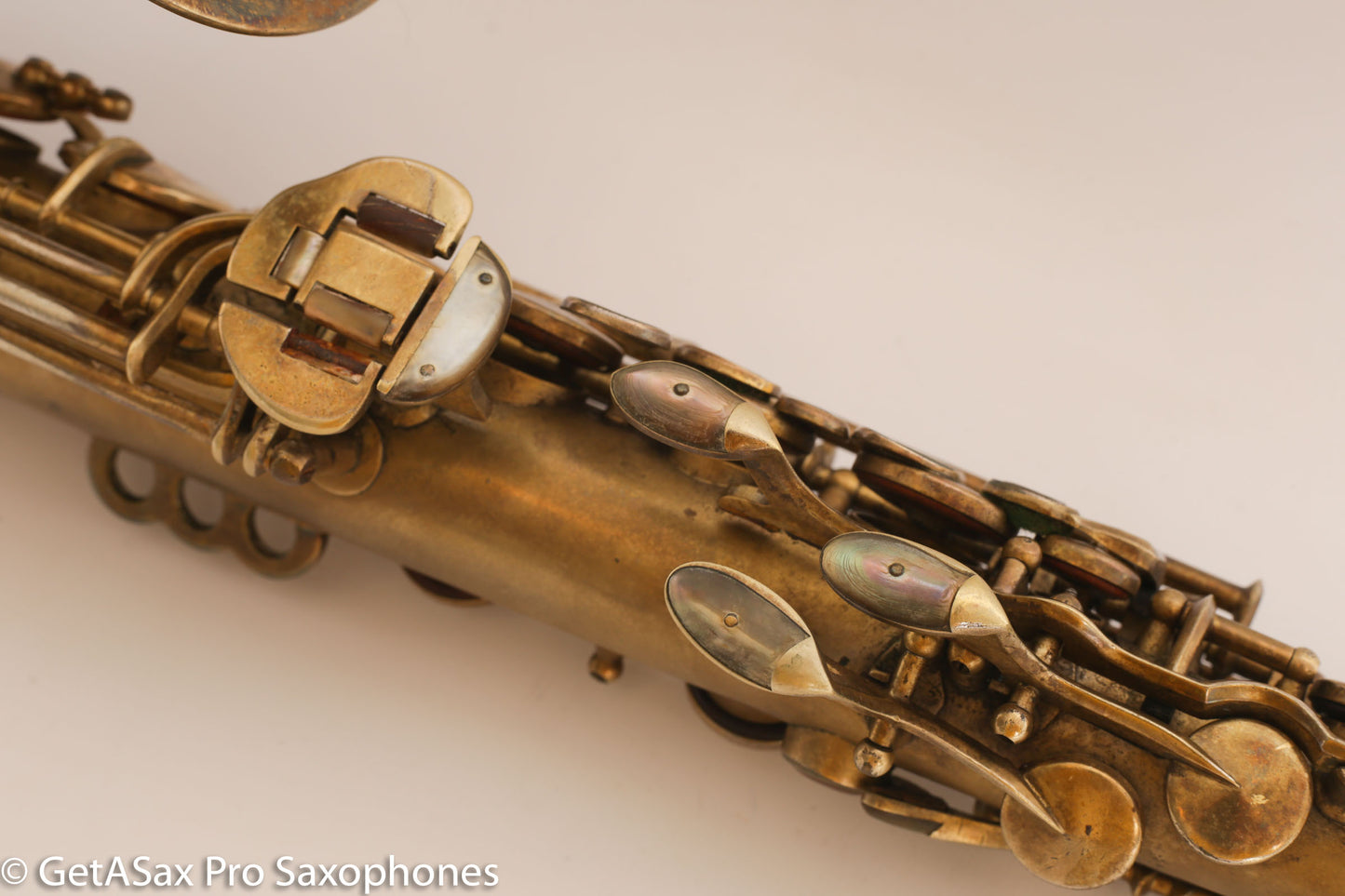 King Zephyr Special Alto Worn Original Gold Plate Rare!