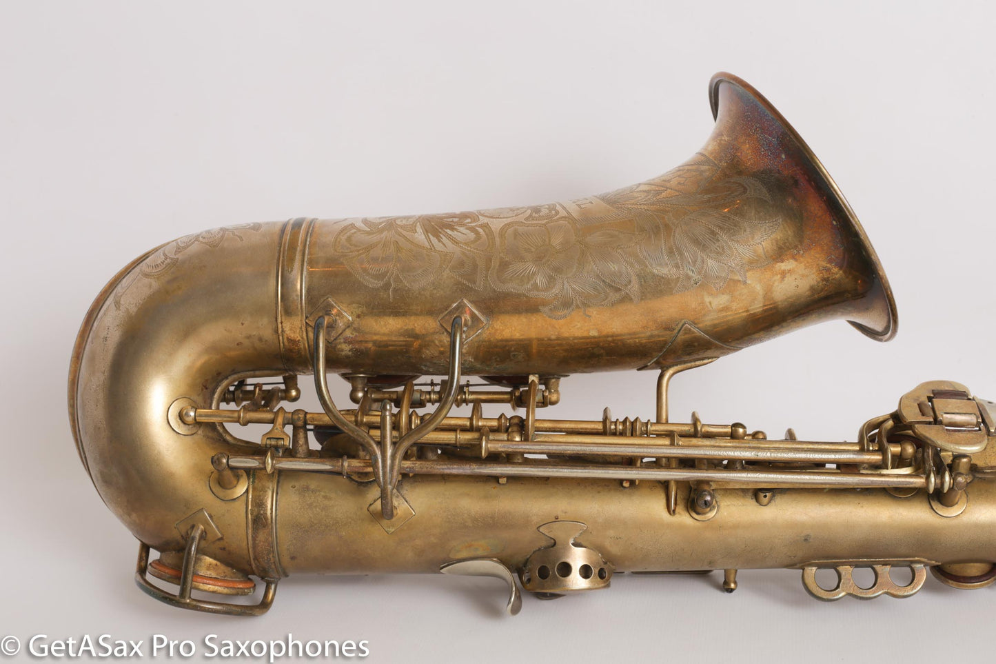 King Zephyr Special Alto Worn Original Gold Plate Rare!