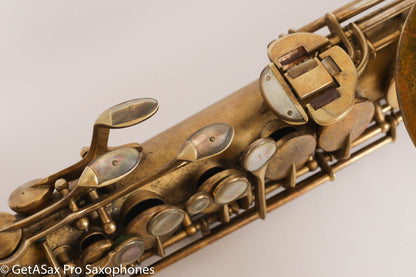 King Zephyr Special Alto Worn Original Gold Plate Rare!