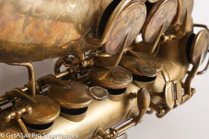 King Zephyr Special Alto Worn Original Gold Plate Rare!