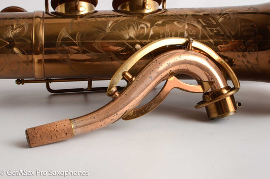 King Zephyr Special Tenor Full Pearls Silver Neck Near Mint Original Lacquer + Overhauled 254712