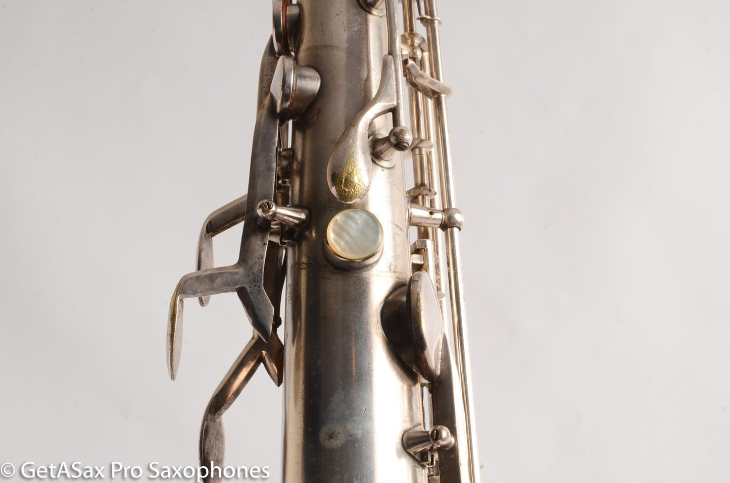 King Zephyr Tenor Saxophone Original Silver Plate Excellent Condition 202108