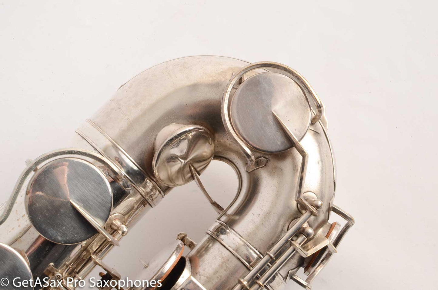 King Zephyr Tenor Saxophone Original Silver Plate Excellent Condition 202108