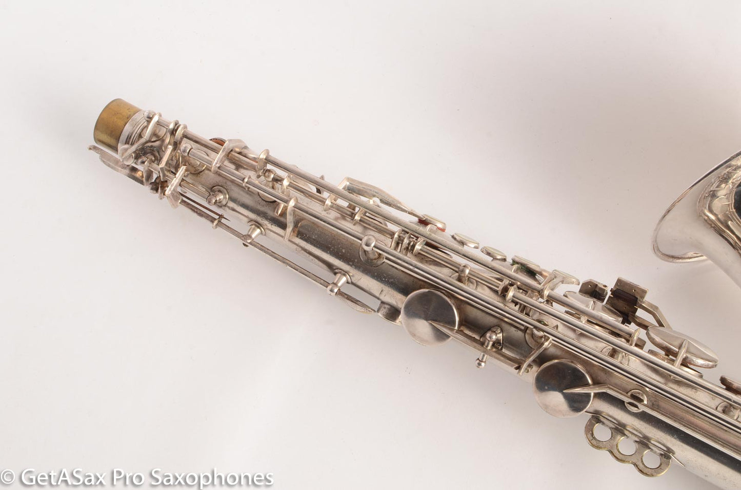 King Zephyr Tenor Saxophone Original Silver Plate Excellent Condition 202108