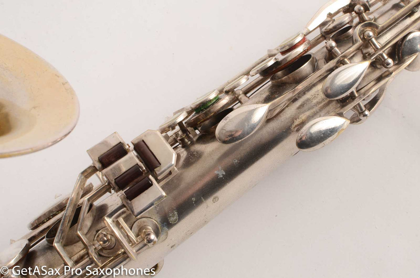 King Zephyr Tenor Saxophone Original Silver Plate Excellent Condition 202108