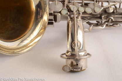 King Zephyr Tenor Saxophone Original Silver Plate Excellent Condition 202108