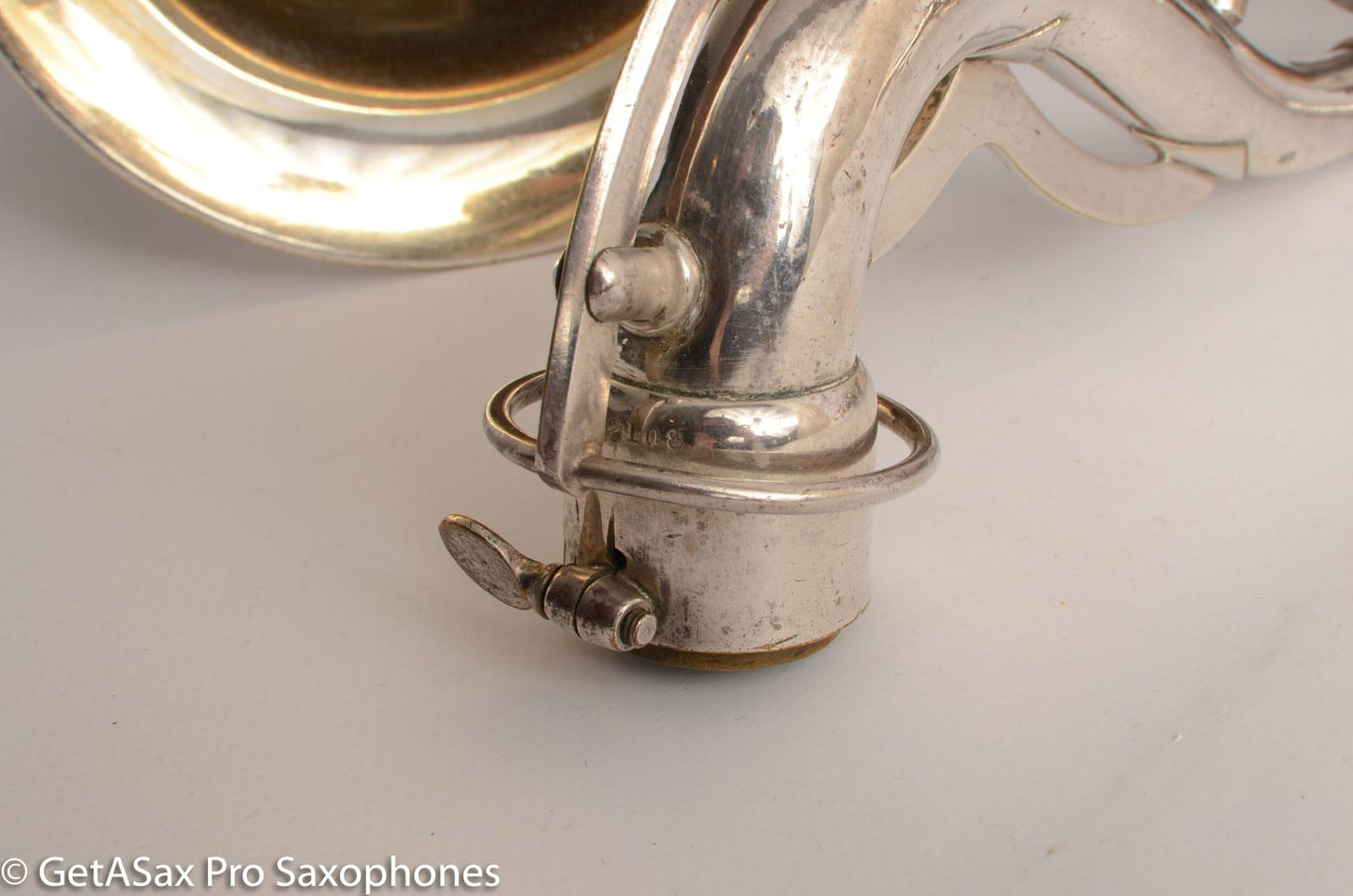 King Zephyr Tenor Saxophone Original Silver Plate Excellent Condition 202108