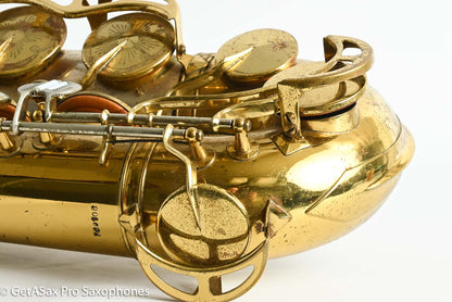 King SilverSonic Tenor 1959 Original Lacquer Gold in Engraving Double Socket Neck! 369108