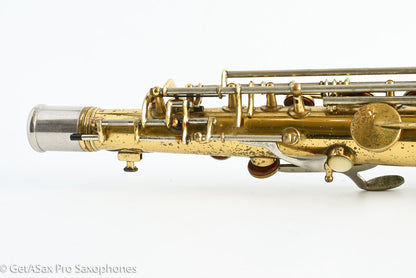 King SilverSonic Tenor 1959 Original Lacquer Gold in Engraving Double Socket Neck! 369108