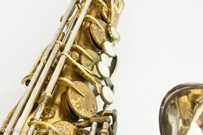 King SilverSonic Tenor 1959 Original Lacquer Gold in Engraving Double Socket Neck! 369108