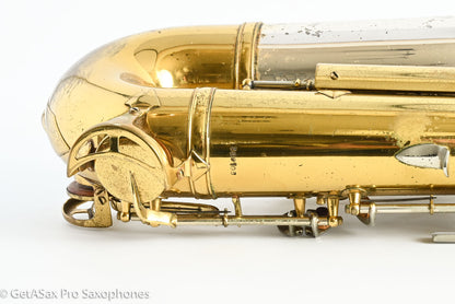 King SilverSonic Tenor 1959 Original Lacquer Gold in Engraving Double Socket Neck! 369108